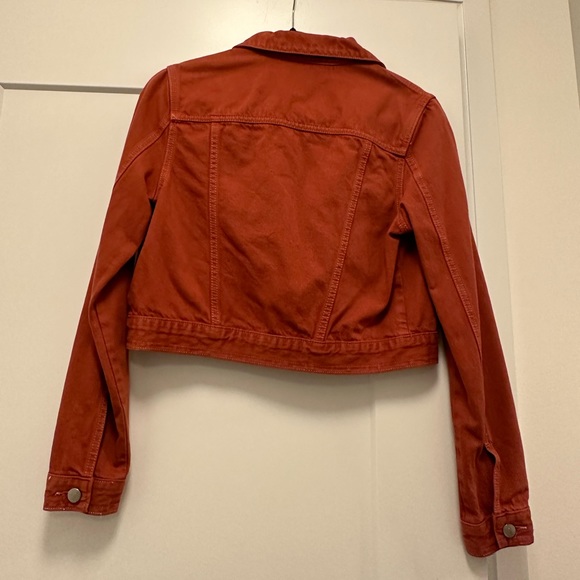 Rust Cropped Jacket - Picture 2 of 3
